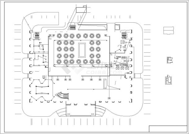[四川]19600㎡六层3星级酒店电气全套施工图（含10kV配电系统和总平面图）-图一