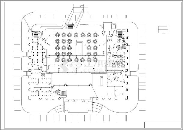 [四川]19600㎡六层3星级酒店电气全套施工图（含10kV配电系统和总平面图）-图二