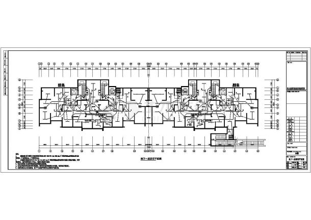 【江苏】28337㎡一类高层商住楼全套电气施工图纸-图二