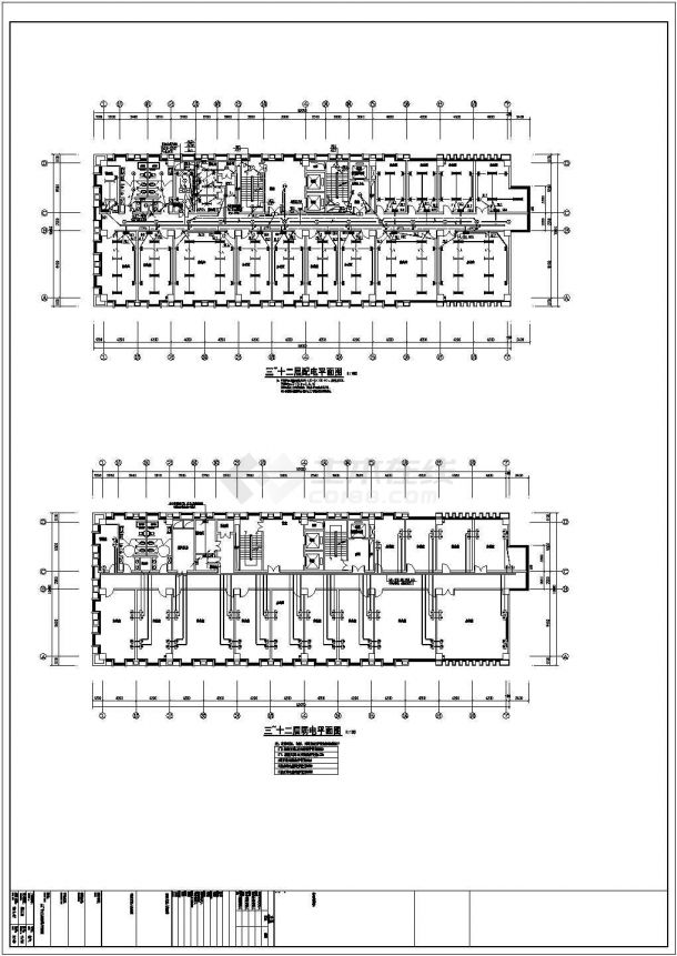十二层商业综合建筑全套电气施工图纸（地下2层）-图一