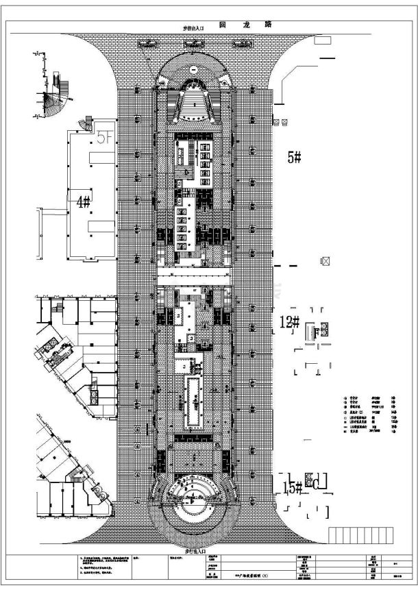 湖南某广场亮化工程电气设计图（三级负荷）-图二