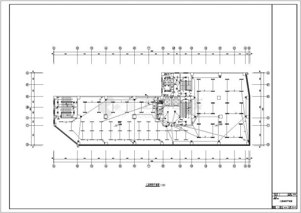 某7923.94㎡八层商贸中心迎宾楼电气设计图（二级负荷）-图二