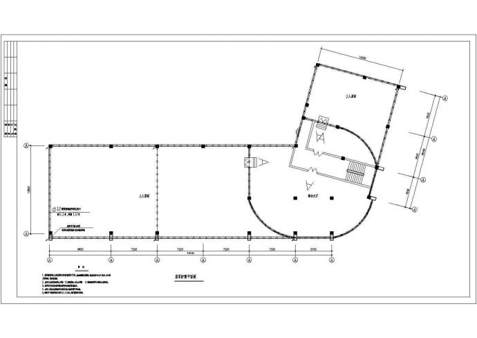 某四层钢筋混凝土结构汽车客运站电气设计图（二级负荷）_图1