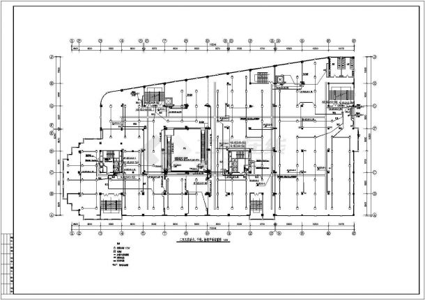 南通某59357㎡十九层商业写字楼电气设计施工图-图二