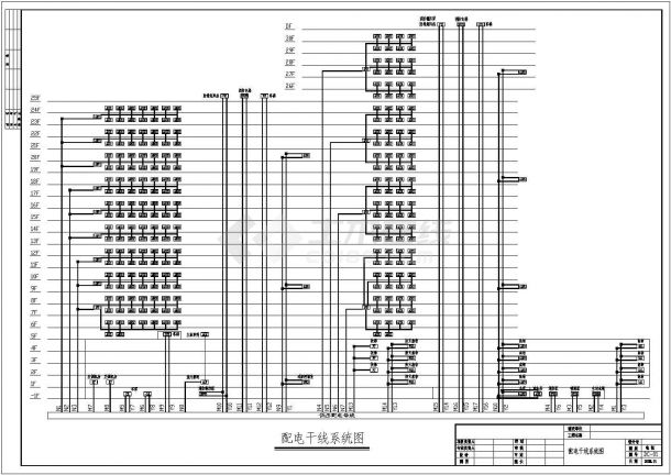 【娄底】三十层高层小区住宅楼电气设计施工图纸-图二