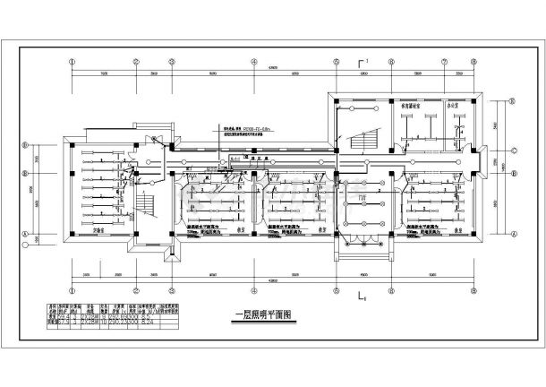 1580㎡三层小学教学楼电气设计施工图纸-图二