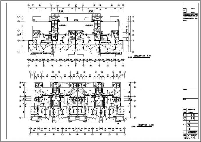 潍坊某十三层住宅楼电气设计图纸（高58.86米）_图1