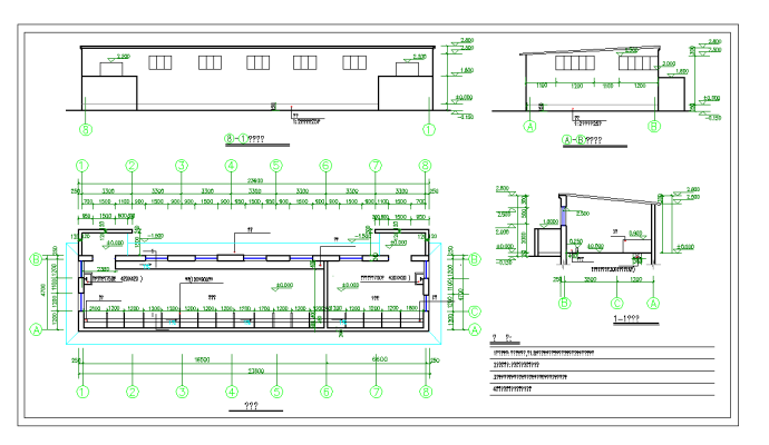 某地施工现场水冲厕所详图CAD图纸_图1