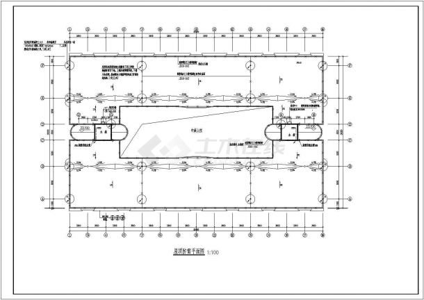 某工厂职工地上六层综合楼电气设计图纸（宿舍，食堂，活动室，第三类防雷）-图一