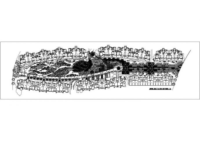 某地大型蓝波广场景观规划设计图纸_图1