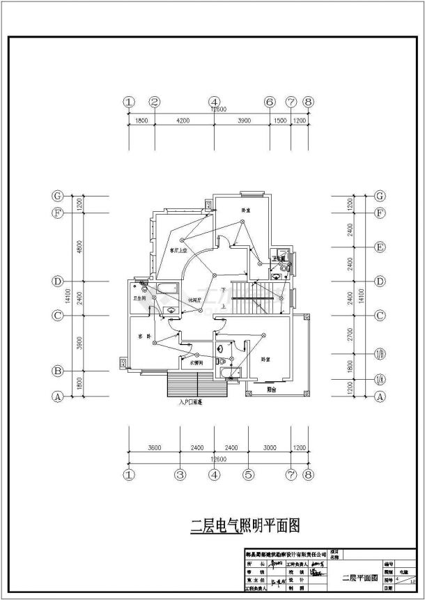 【四川】某三层别墅电气设计施工图（防雷等级三类）-图二