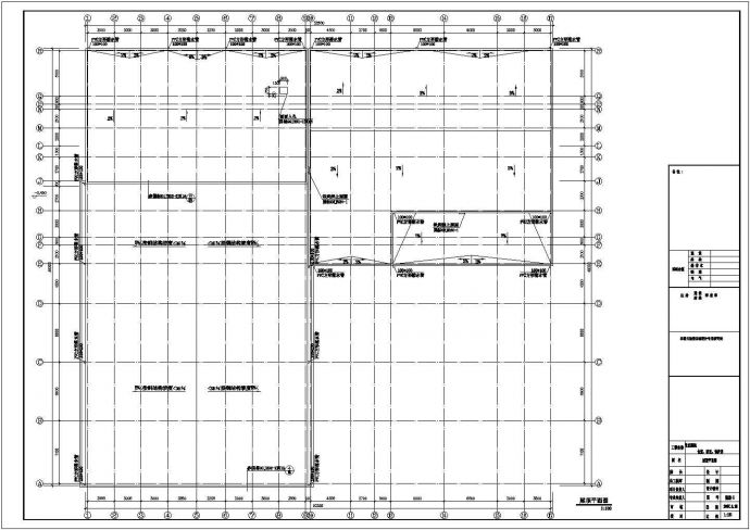 生活基地二层食堂、浴室、锅炉房全套施工图（独立基础）_图1