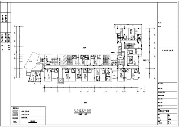 [海南]2900㎡八层快捷酒店给排水设计全套施工图纸-图一