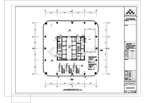 [合肥]地标建筑190M交通大厦给排水消防全套施工图（42层）-图二