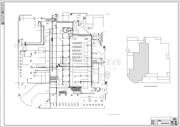 [湖南]某34121㎡地上五层大型商业广场全套电气施工图纸（含商业、超市及其配套设施）-图二