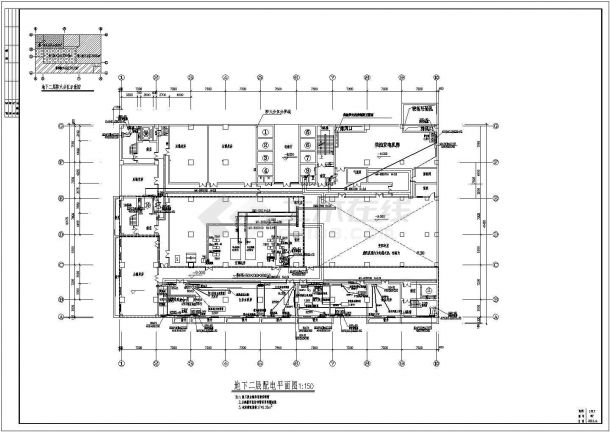 [山西]五万平二十层综合医院电气施工图（三级负荷，第二类防雷）-图二