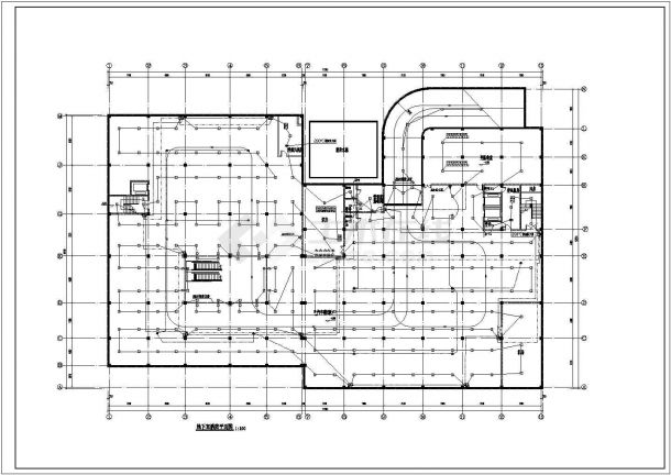 某22931.95㎡地上七层商务大厦全套强弱电电气施工图纸-图二