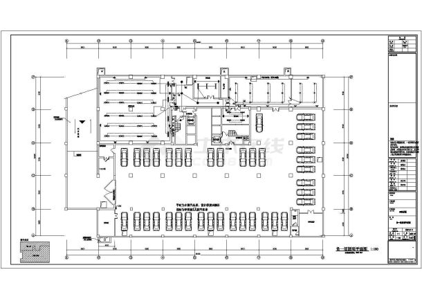 [安徽]二十二层科研楼电气全套施工图纸（包含人防设计）-图一