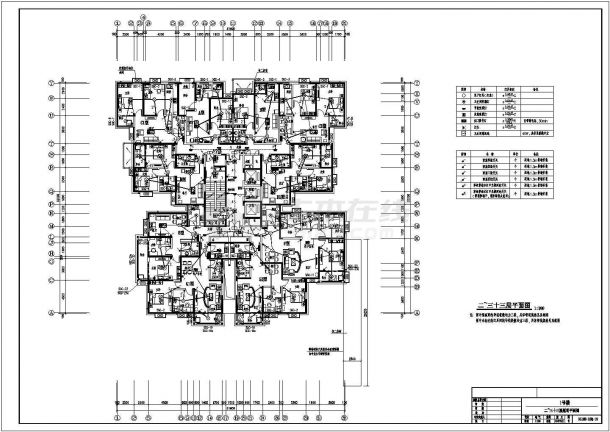 [陕西]某29110.59㎡三十三层小区住宅楼电气全套施工图纸（含电气计算书）-图二