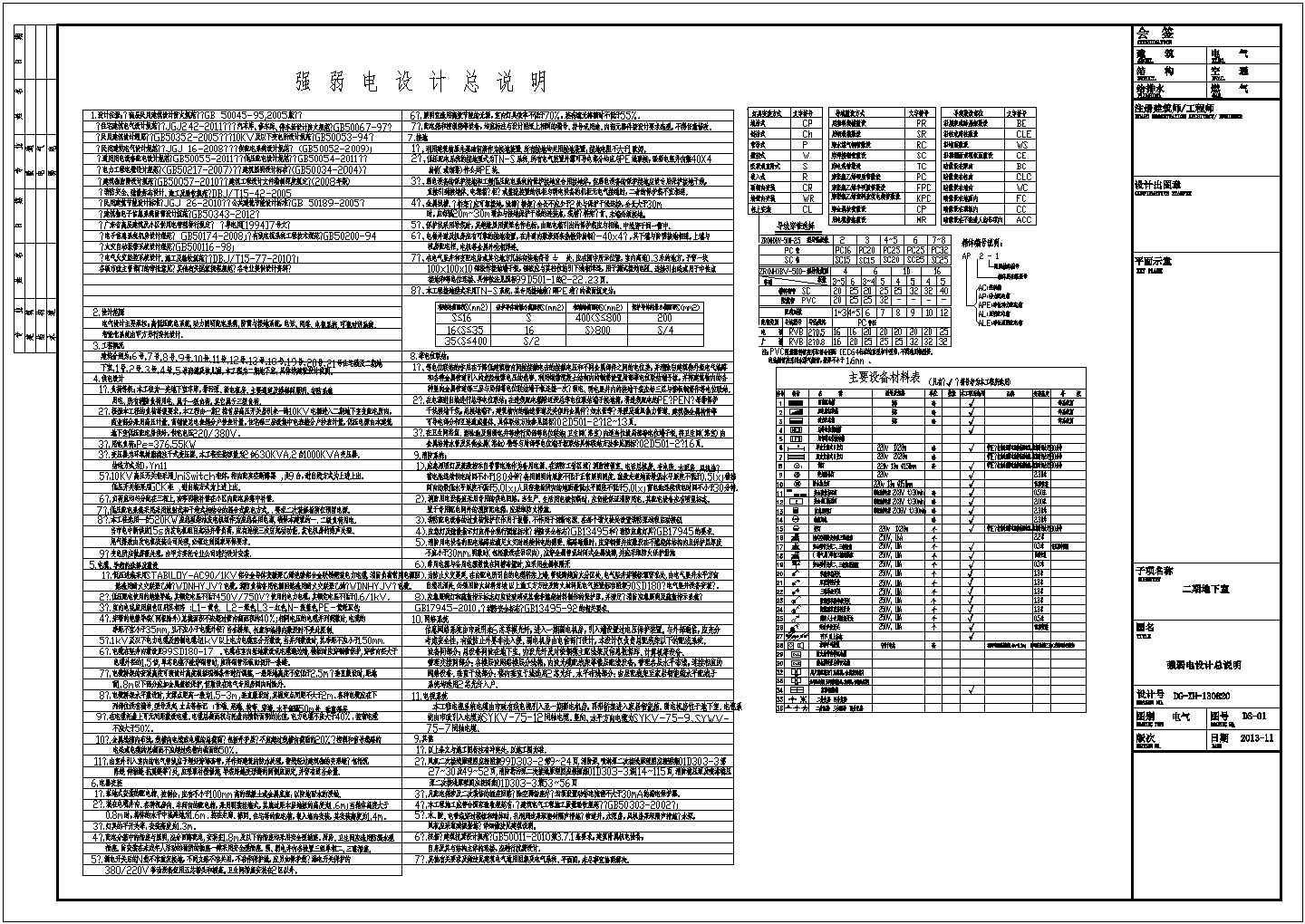 [深圳]大型多栋高层钢筋混凝土结构商住楼电气全套施工图纸（含幼儿园设计）