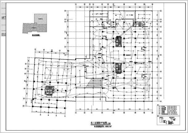 [益阳]45598.46㎡地上二十四层综合楼电气消防施工图纸（含车库）-图二