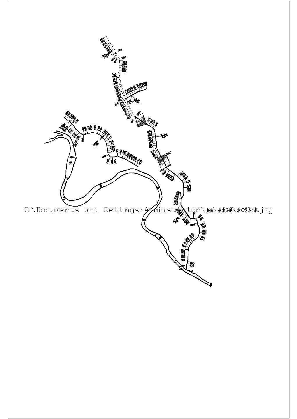 四川某渠系节水改造工程施工图(支渠和斗渠)