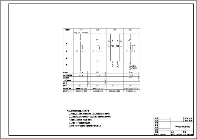 某400㎡排涝泵站电气施工图纸（第三类防雷）_图1