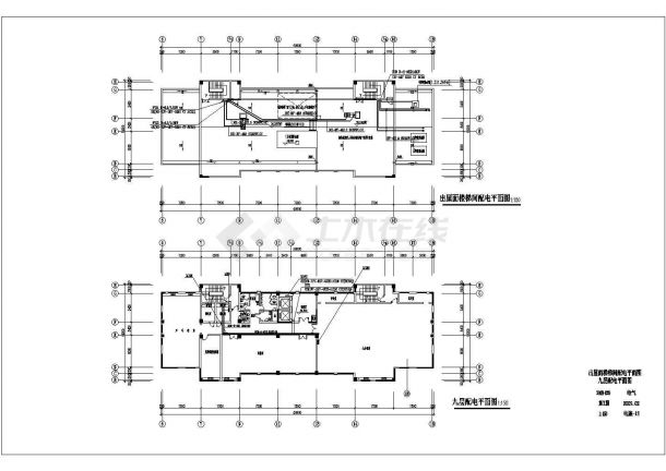 【安徽】某公安局九层科技大楼电气设计施工图-图二