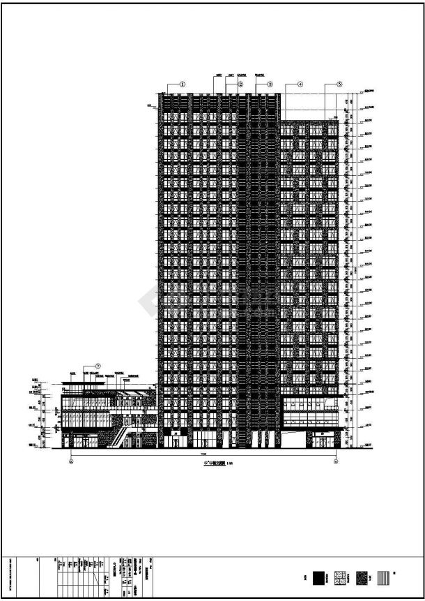 【江苏】65000㎡二十四层综合办公楼全套电气施工图纸-图二