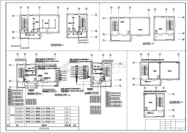 某11285.07㎡八层钢筋混凝土结构商务大厦电气施工图纸-图一