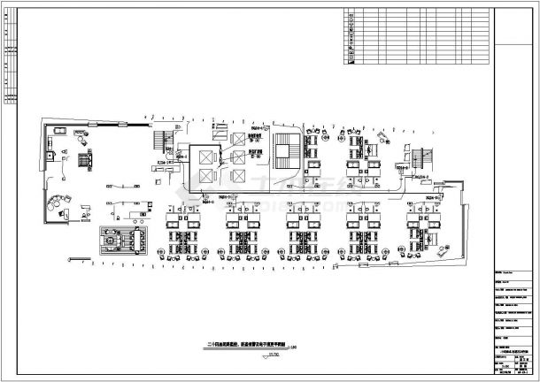 某73229.80㎡二十五层酒店安全防范系统电气图纸（含车库）-图二