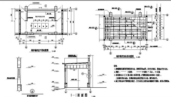 某地小型集中供热站建筑设计图纸（全集）_图1
