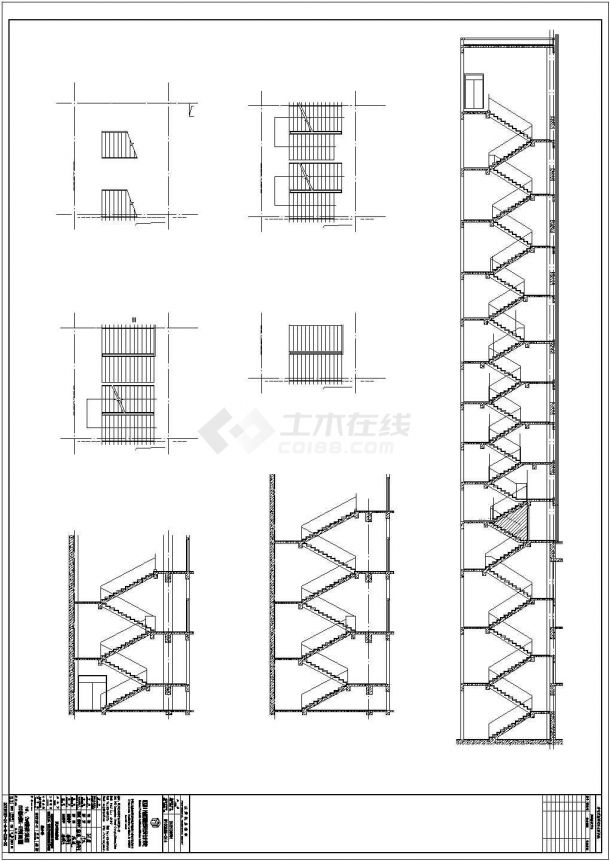 二十一层综合楼建筑设计图纸（全集）-图二