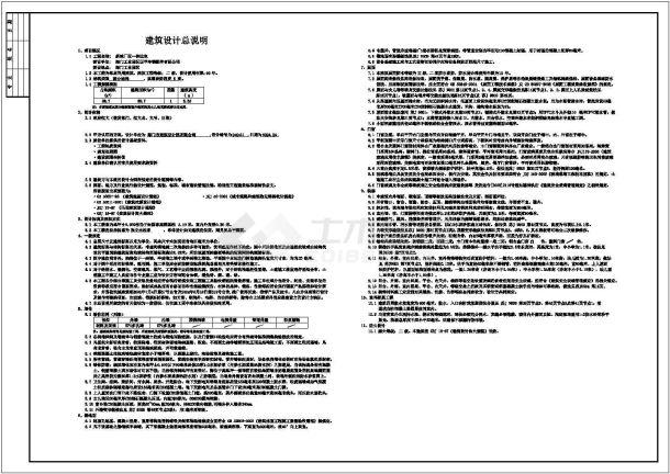 某工业园区新建厂区传达室建筑设计施工图-图一