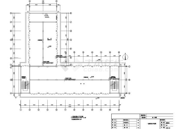 [江苏]1292.6㎡三层商店建筑给排水设计施工图-图一