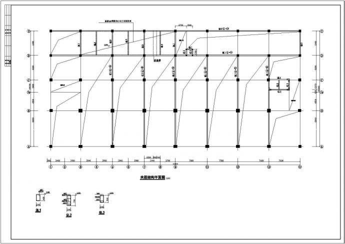 【舟山】六层框架结构综合楼结构设计施工图（7度抗震）_图1