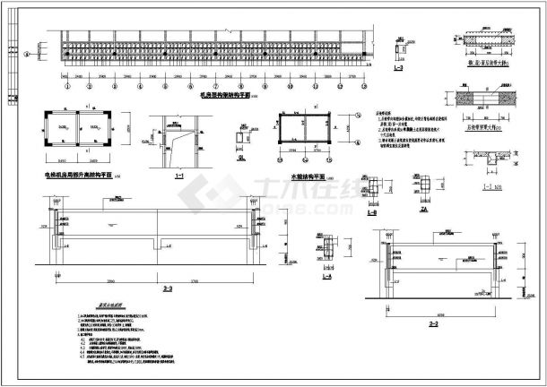 【舟山】六层框架结构综合楼结构设计施工图（7度抗震）-图二