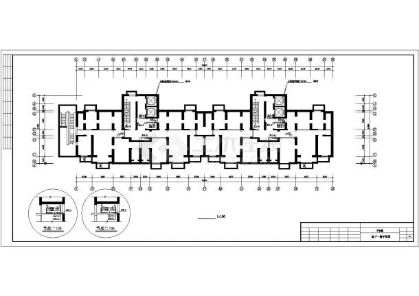 某小区7号高层住宅楼给排水设计施工图-图二