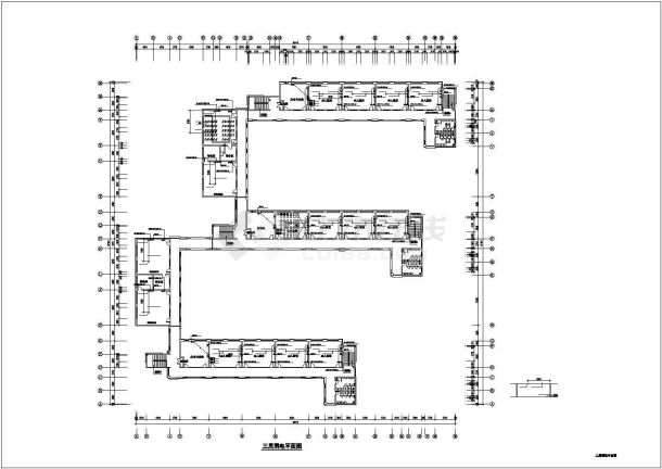 某中学教学楼全套电气设计施工图-图二