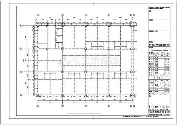 [江苏]十六层大型服务中心幕墙结构施工图（石材、铝板、玻璃幕墙）-图二