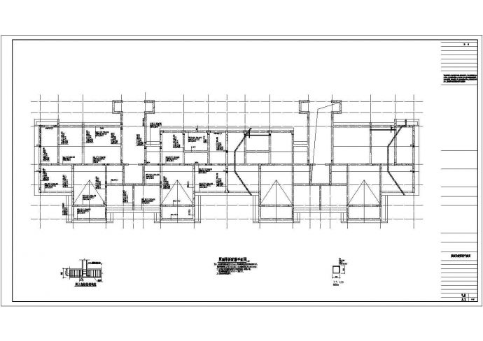 某地下二层地上十一层剪力墙住宅结构设计图（筏形基础）_图1