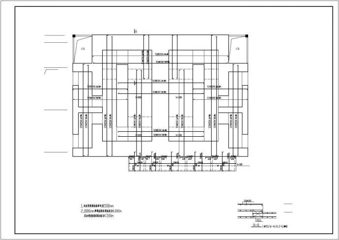 二层剪力墙结构电子加速器结构图（CFG，局部框架）_图1
