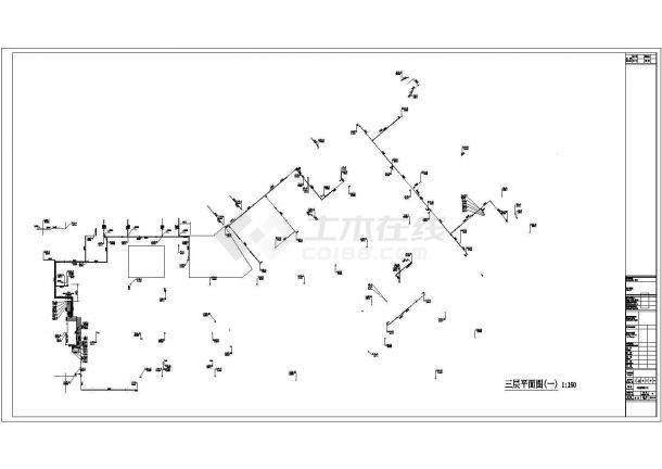 [重庆]某23704.71㎡四层美术学院美术馆给排水施工图-图二