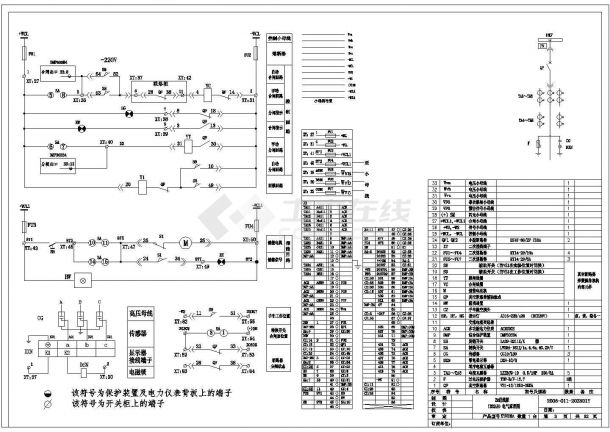 炼钢厂自动化车间电气原理图全套图纸-图二