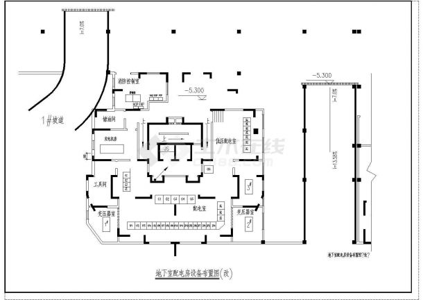 某9278.48㎡二十层办公住宅综合楼电气设计图-图二