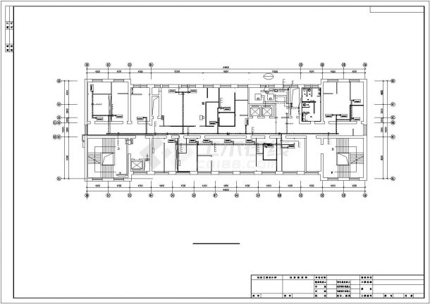 [哈尔滨]九层百货商城空调通风设计竣工图(知名院图纸含空调电气设计)-图一