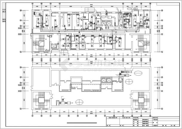 [哈尔滨]九层百货商城空调通风设计竣工图(知名院图纸含空调电气设计)-图二