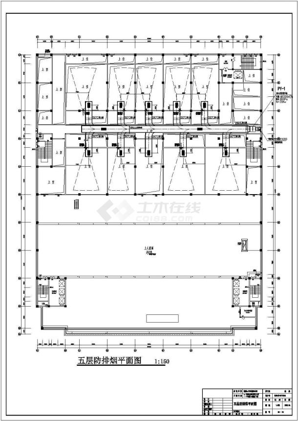 [湖南]38032.17㎡五层商业综合楼空调通风全套施工图纸-图一