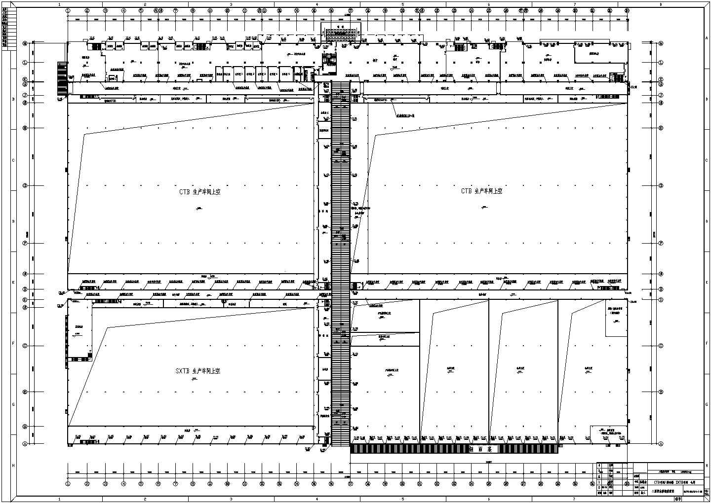 4万平米二层知名企业厂房虹吸雨水系统施工图纸