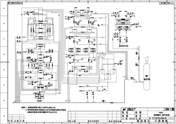 F146IIS-J0201-08锅炉疏水放气原理图_图1
